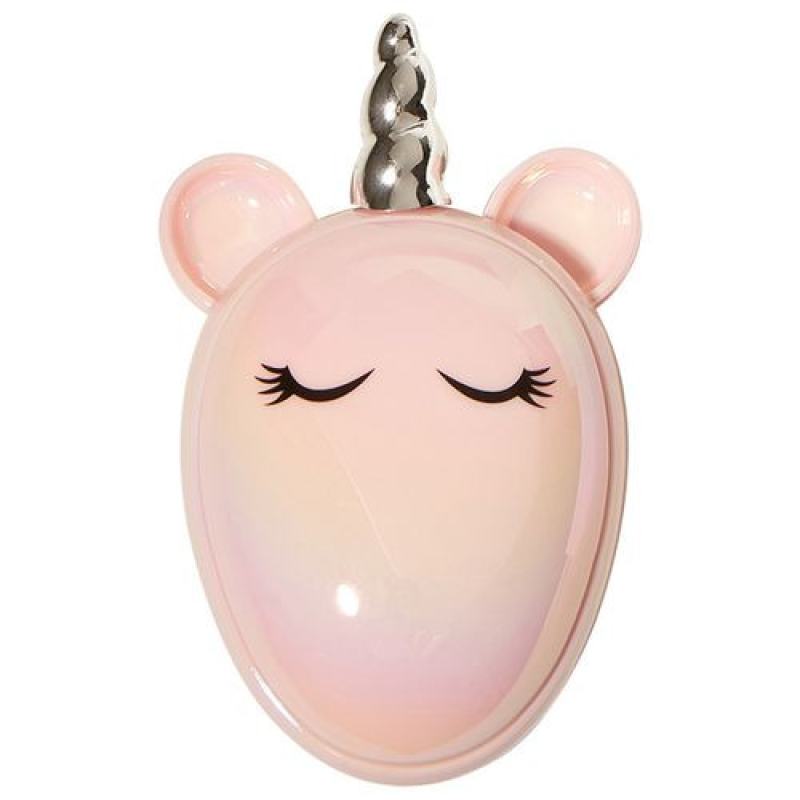 Haar borstel mini Unicorn egg pink